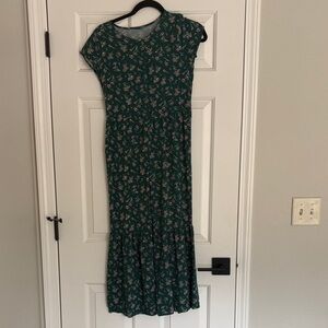 Floral Green Pantsuit